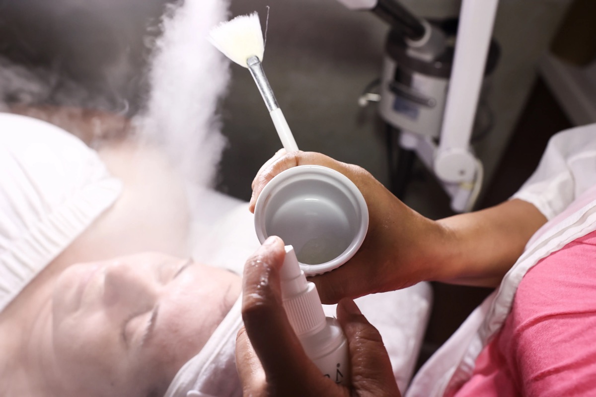 Skincare treatment with attentive one-on-one care